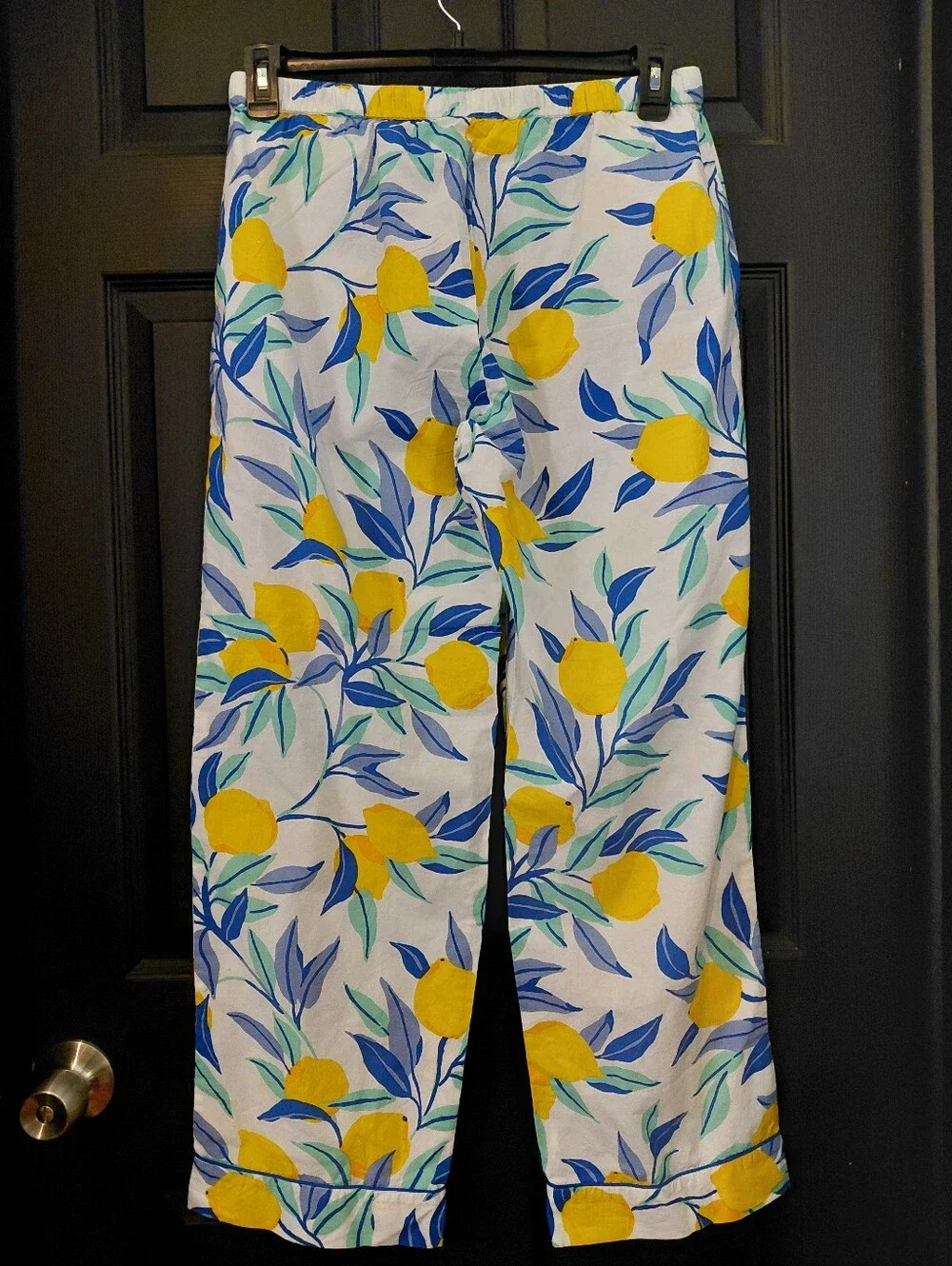 Printfresh Sz. M Lemon Zest 100% Organic Cotton Long PJ Set